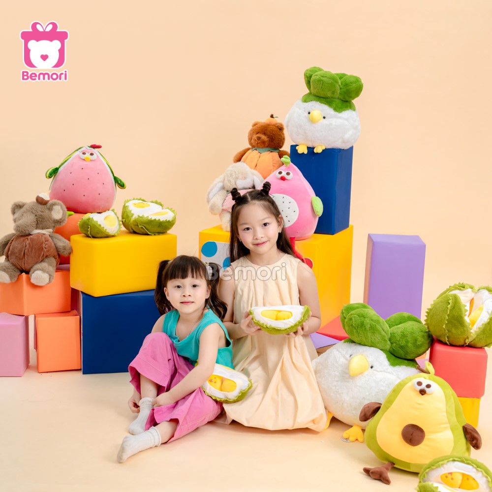Bộ sưu tập gấu bông trái cây sắc màu rực rỡ
