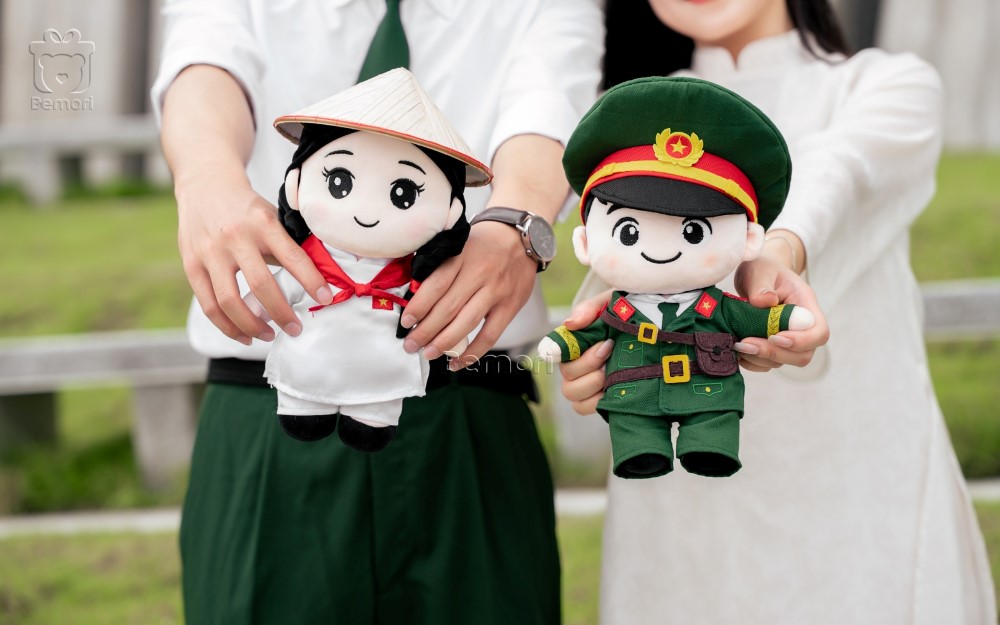 Gấu bông làm chứng cho tình yêu đôi ta