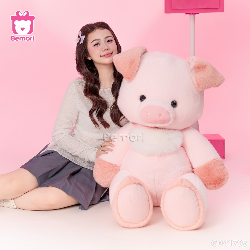 Thú Bông Cổ Lông Trắng