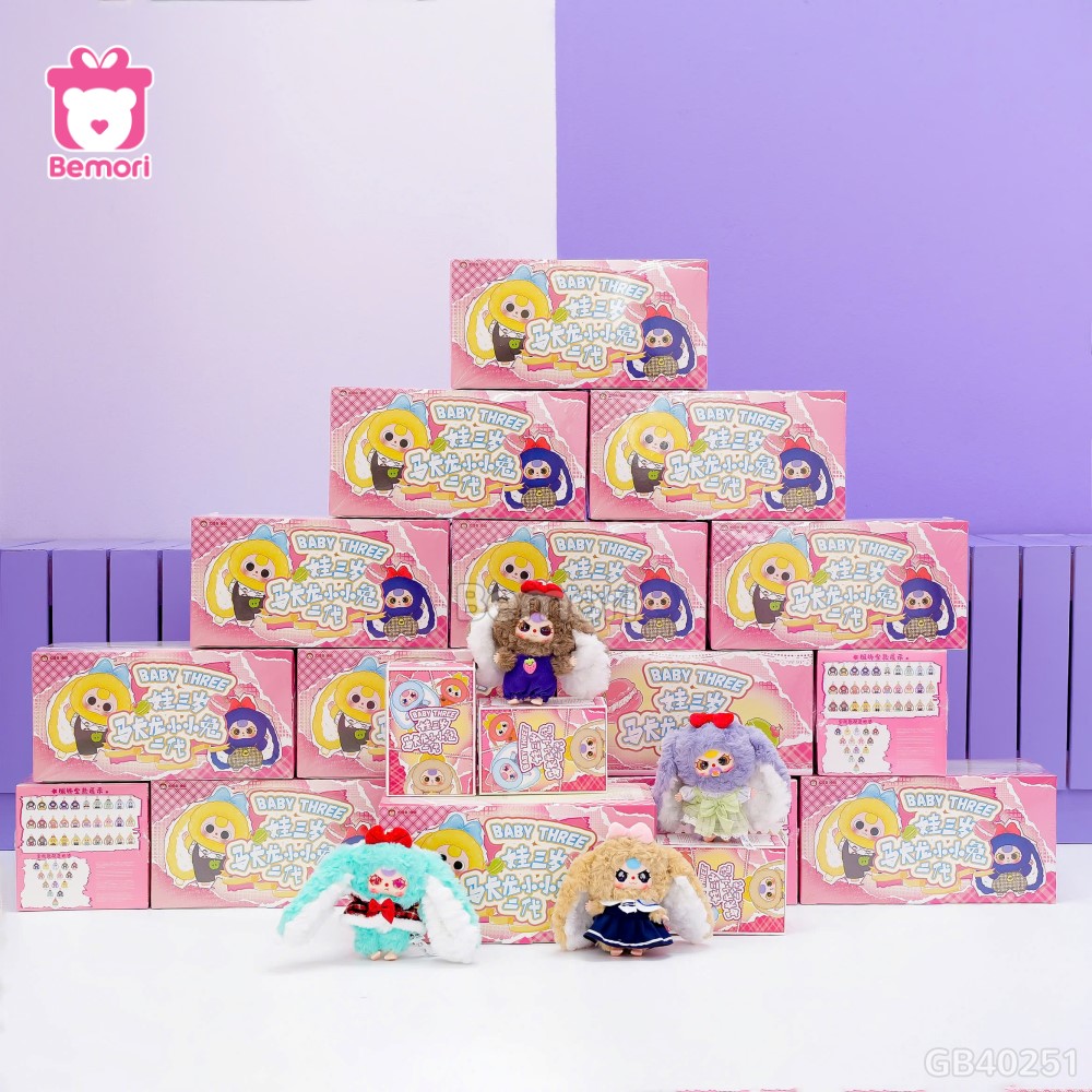 Blindbox Baby Three Thỏ Macaron V2