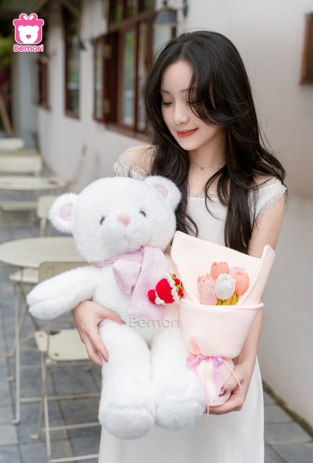 Món quà gấu hoa: gấp đôi sự ngọt ngào, trọn vẹn yêu thương