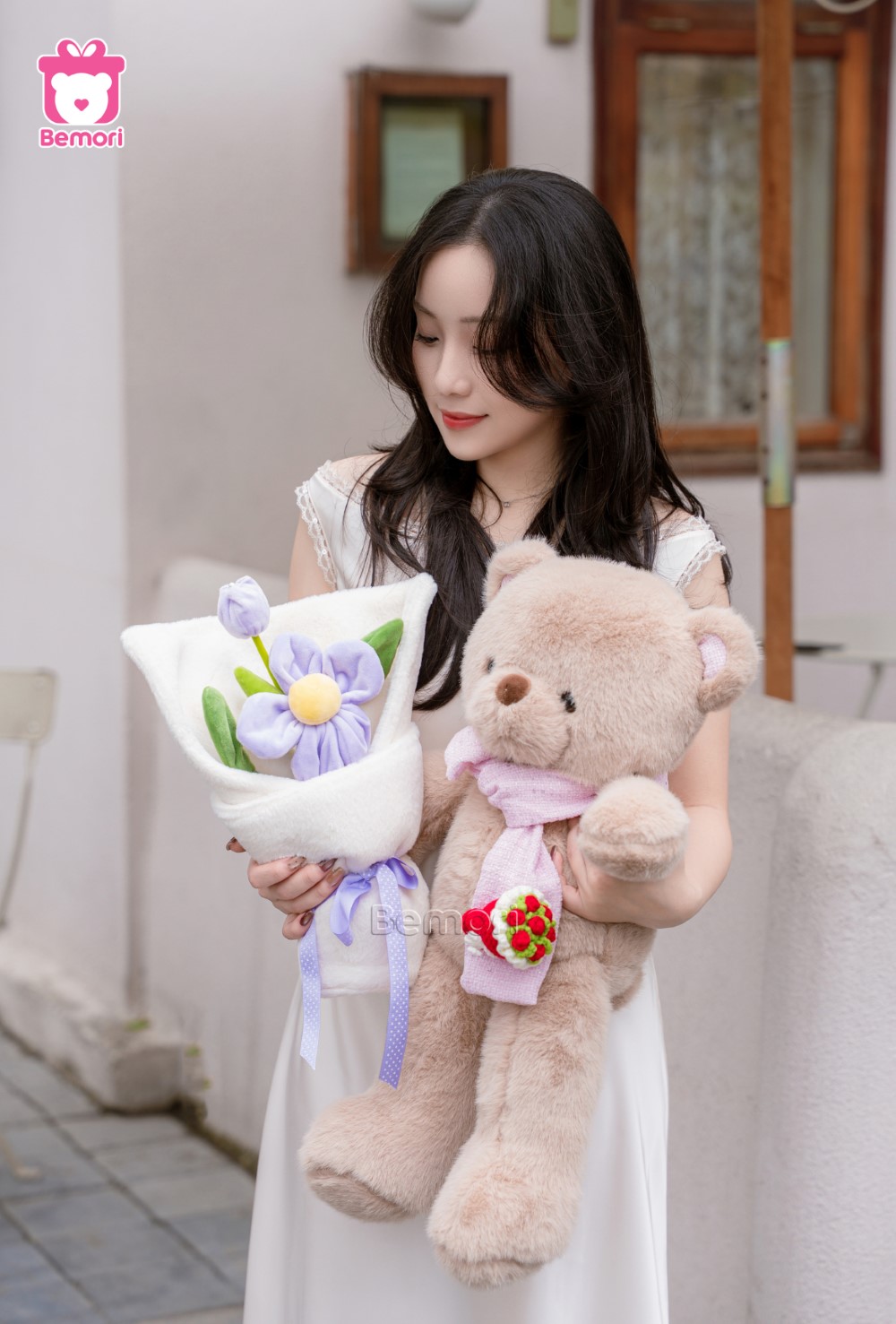 Combo hoa gấu bông hoàn hảo cho nàng thơ