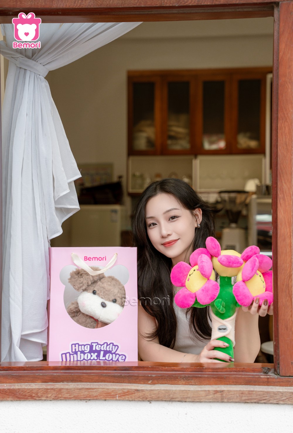 Yêu chiều nàng bằng tất cả sự tinh tế với set quà gấu hoa bông