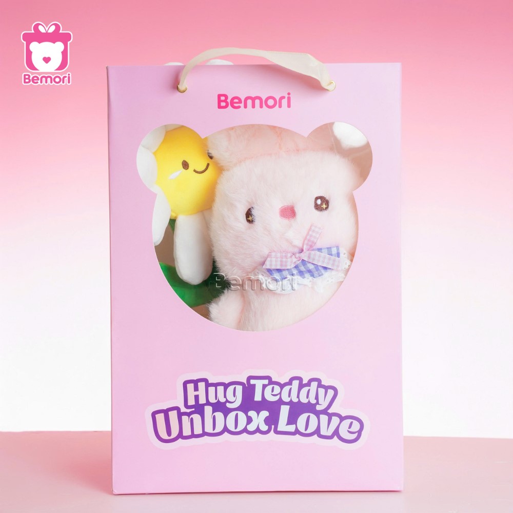 Combo gấu hoa bông 199K: Quà tặng 8/3 cho bạn gái ý nghĩa