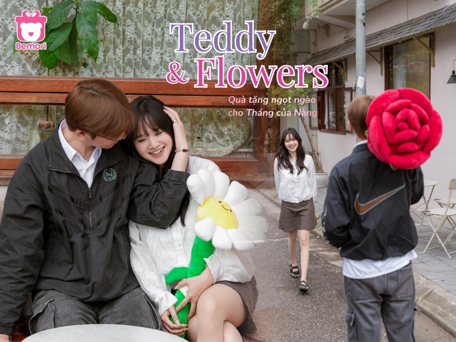 Tặng Nàng Bó Hoa Bông Xinh Vào Mùa Yêu Tháng 3
