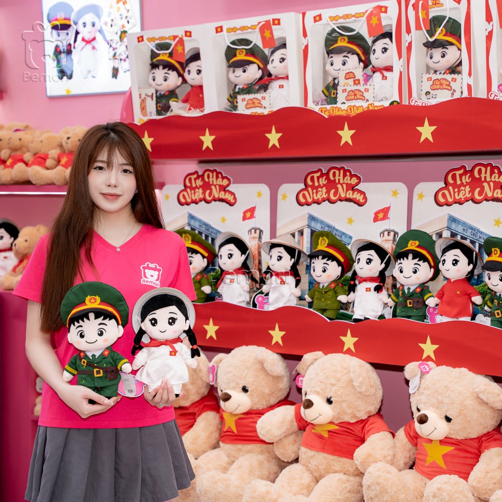 Bộ sưu tập gấu bông Tự hào Việt Nam tại Bemori