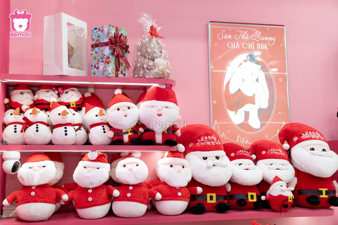 Ông già Noel tại shop gấu bông Bemori sẵn sàng mang quà đến bên bạn