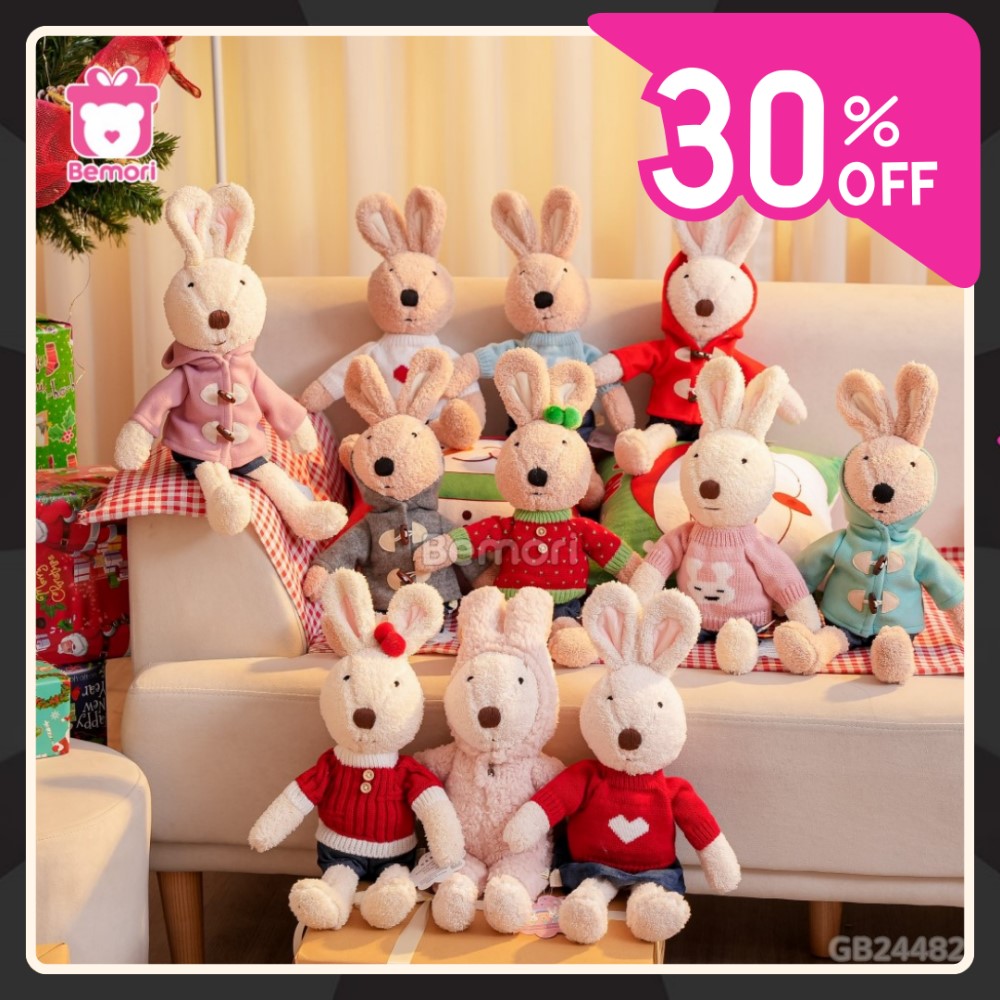 Nhiều mẫu thỏ xinh đón Noel giảm giá 30% tại Bemori