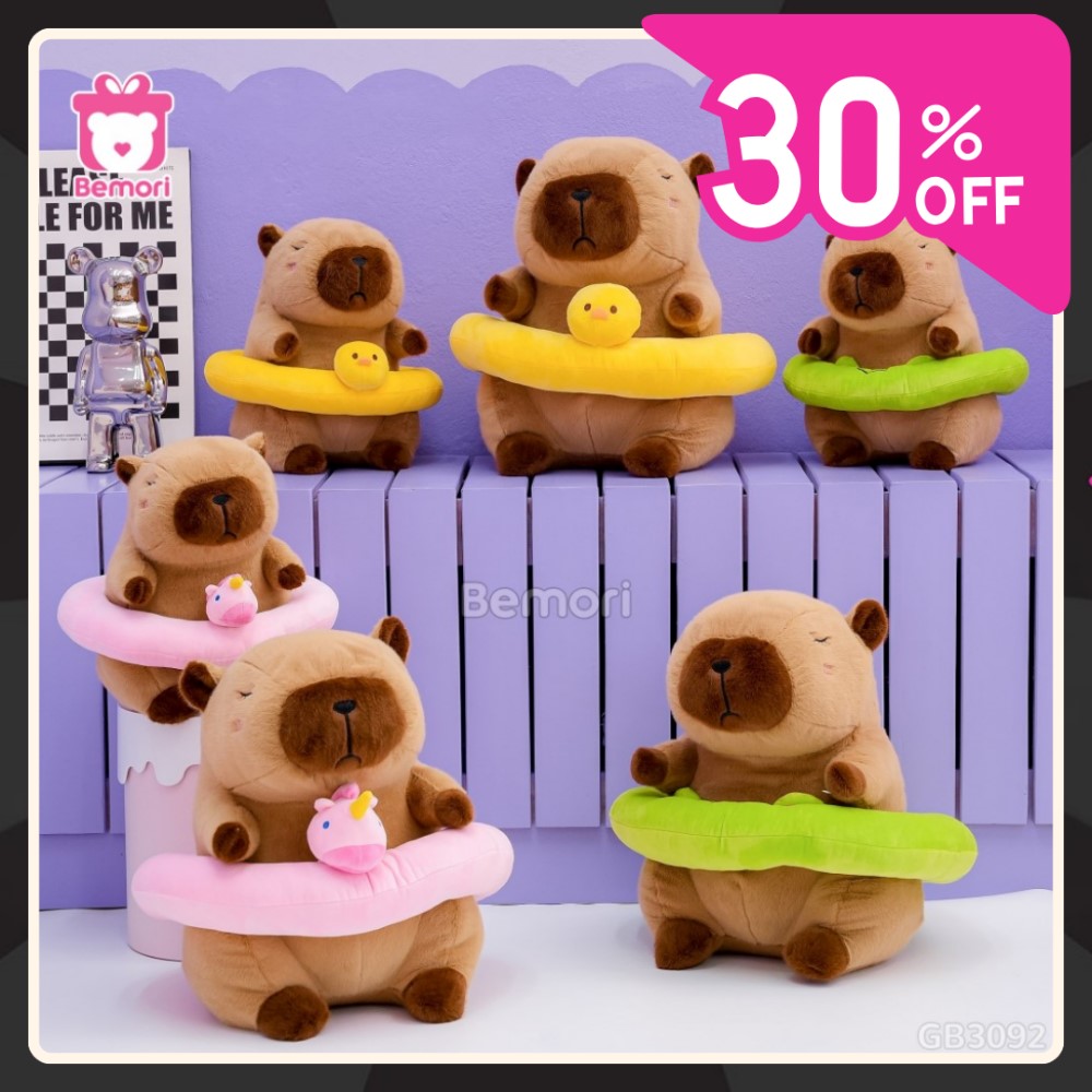Capybara đeo phao giảm giá 30% tại Bemori