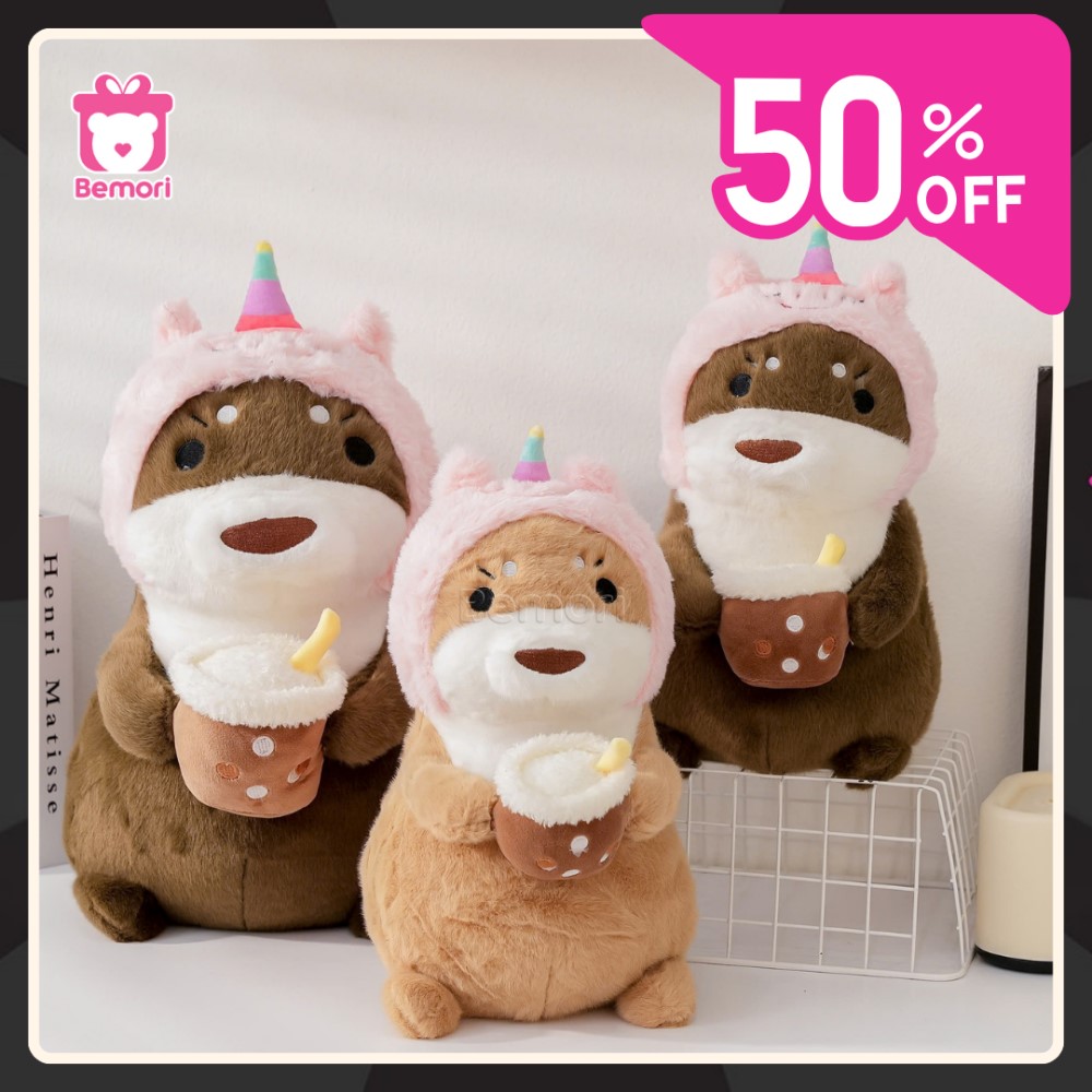 Gấu bông Raisca cosplay kỳ lân giảm giá 50% tại Bemori