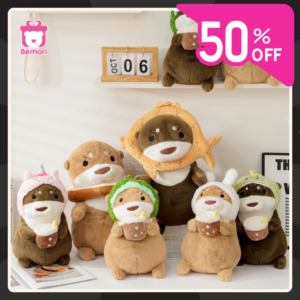 Bộ sưu tập gấu bông Raisca giảm giá 50% tại Bemori