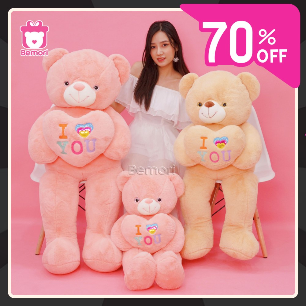Nhiều mẫu gấu bông sale off 70% cực sốc