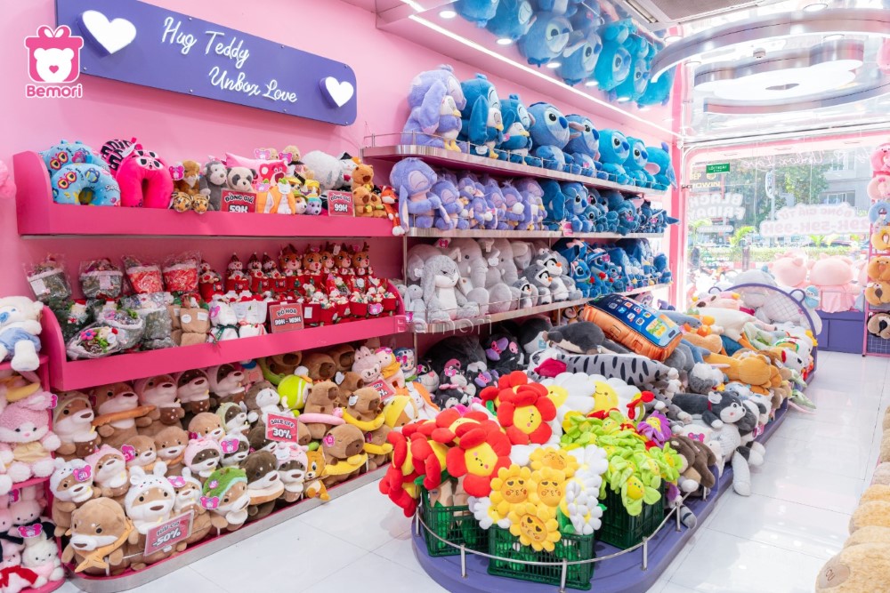 Cửa hàng Bemori đã lên kệ sale nhiều mẫu gấu bông hot hit