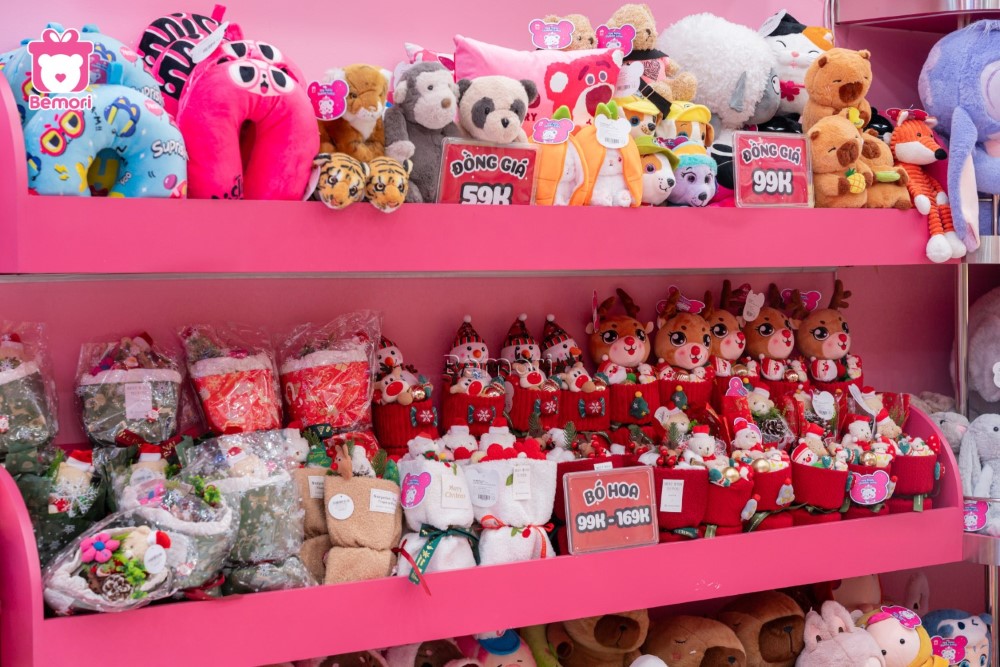 Gấu bông đồng giá đủ kích thước, mẫu nào cũng dễ thương