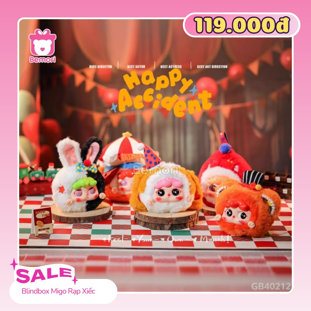Blindbox giá rẻ chỉ 119K tại Bemori