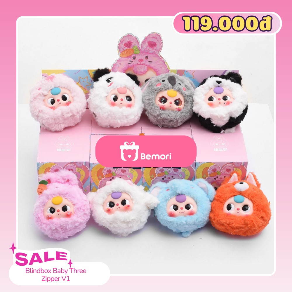 Blindbox giá rẻ chỉ 119K tại Bemori