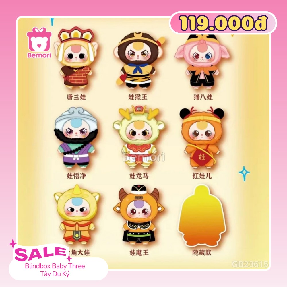 Blindbox chỉ 119K tại Bemori