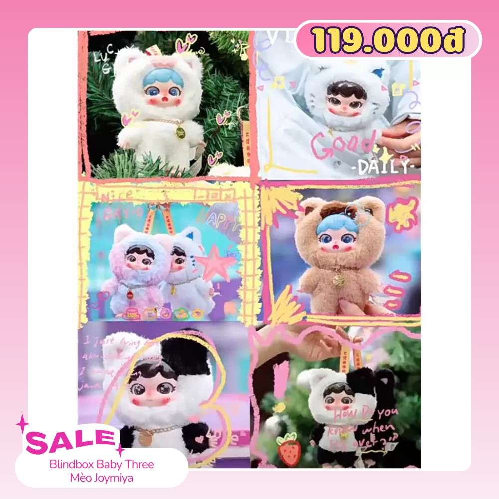 Blindbox giá rẻ chỉ 119K tại Bemori
