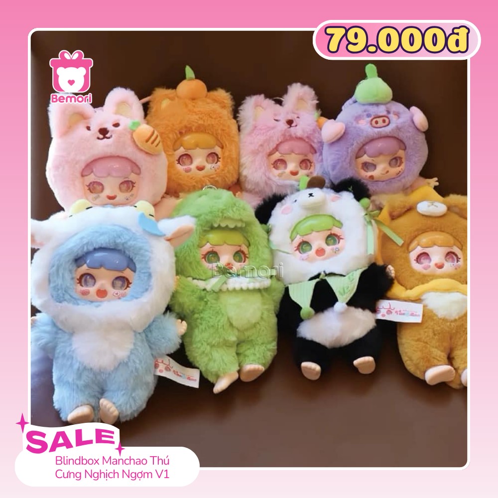 Blindbox giá rẻ chỉ 79K tại Bemori