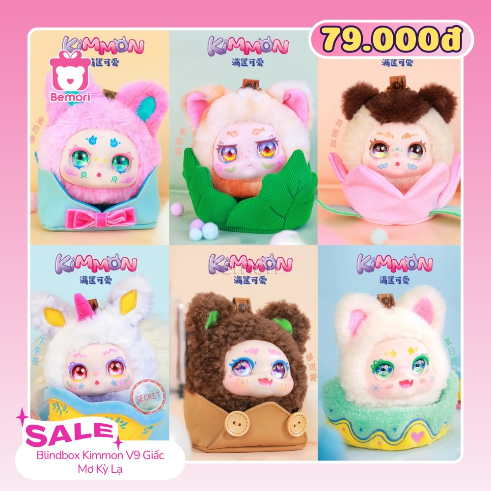 Blindbox giá rẻ chỉ 79K tại Bemori