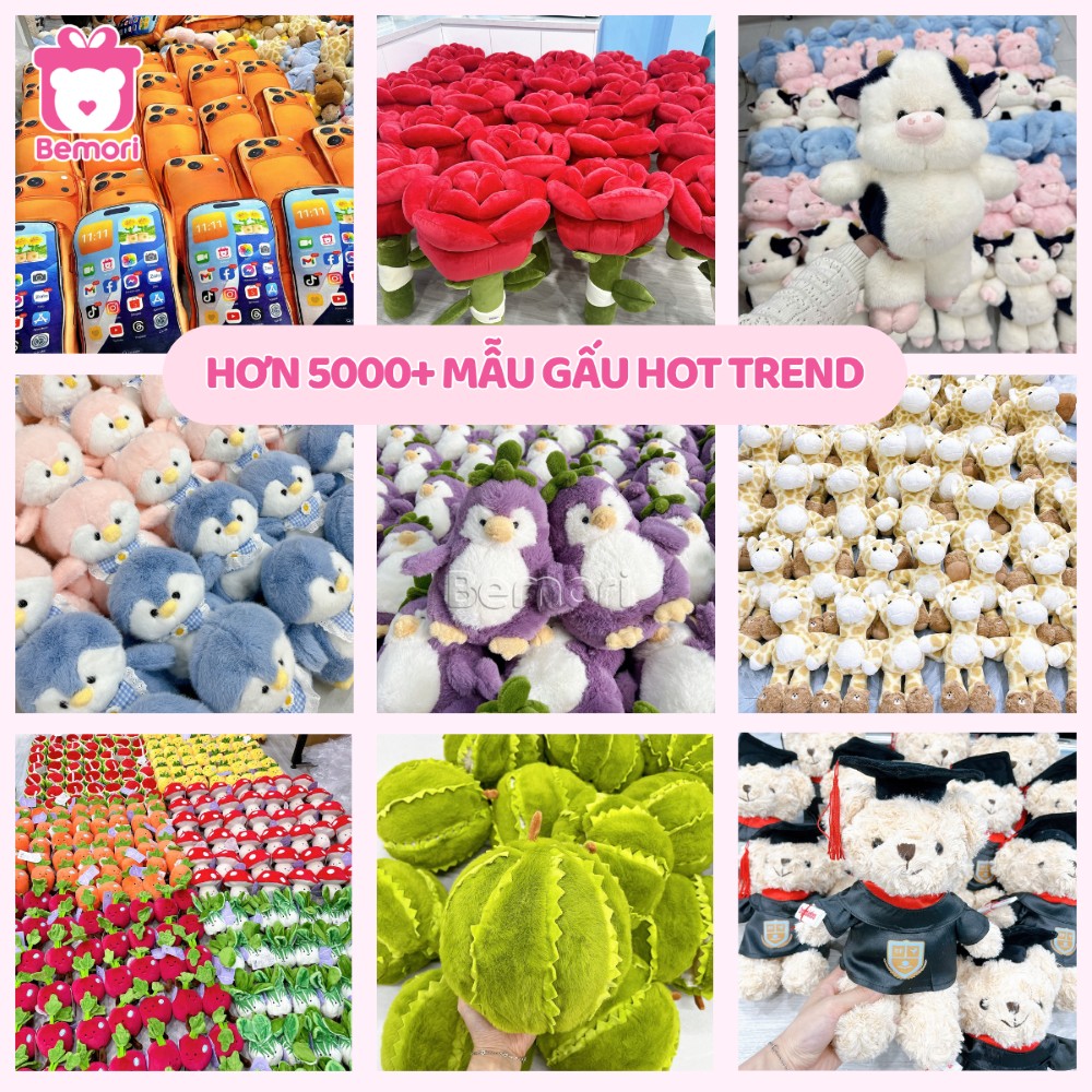 Bemori - Nguồn sỉ gấu bông hơn 5.000 mẫu đa dạng