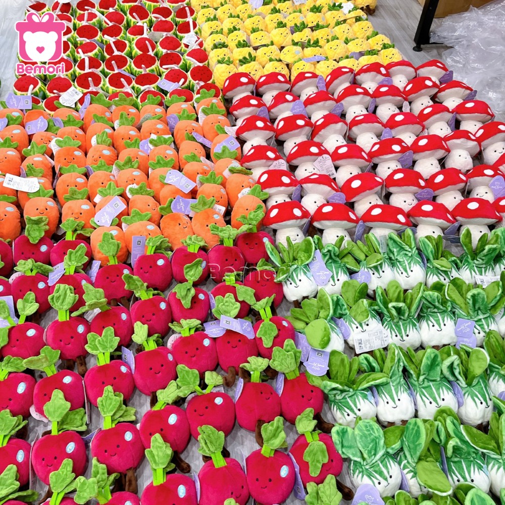 Đa dạng mẫu mã hình rau củ, trái cây tại Bemori
