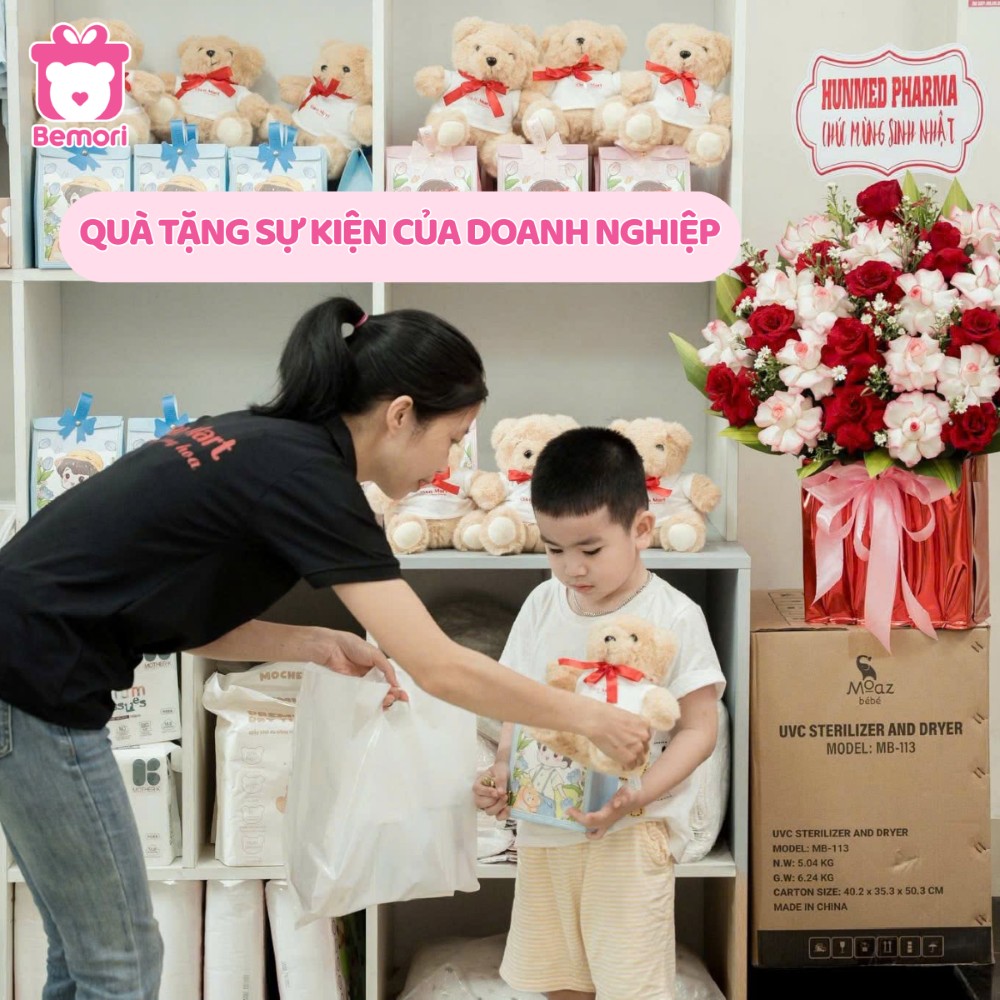 Gấu bông Bemori xuất hiện tại sự kiện sinh nhật