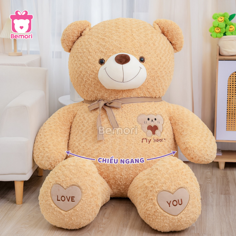 Cách đo chiều ngang của gấu bông Teddy