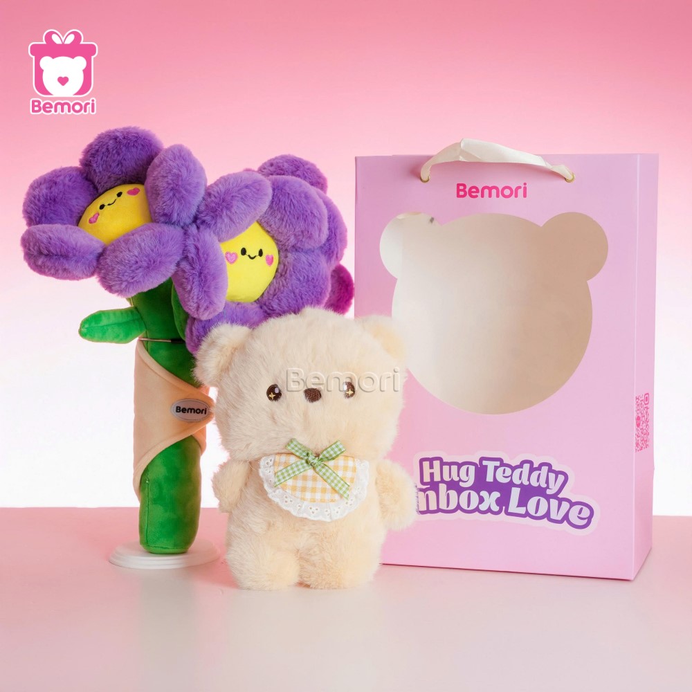 Set quà 8/3 gấu bông phù hợp với nhiều người