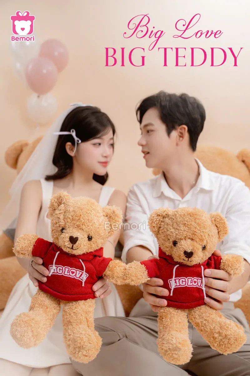 Gấu Teddy Big Love - Món Quà 20/10 Ngọt Ngào, Lời Yêu Thương Chân Thành