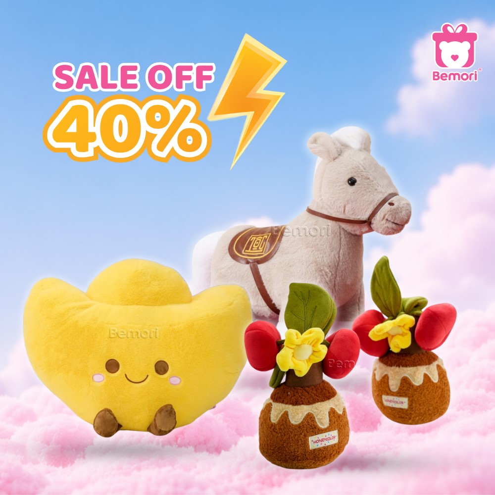 Gấu bông hot trend ưu đãi lên đến 40% trong khung giờ vàng