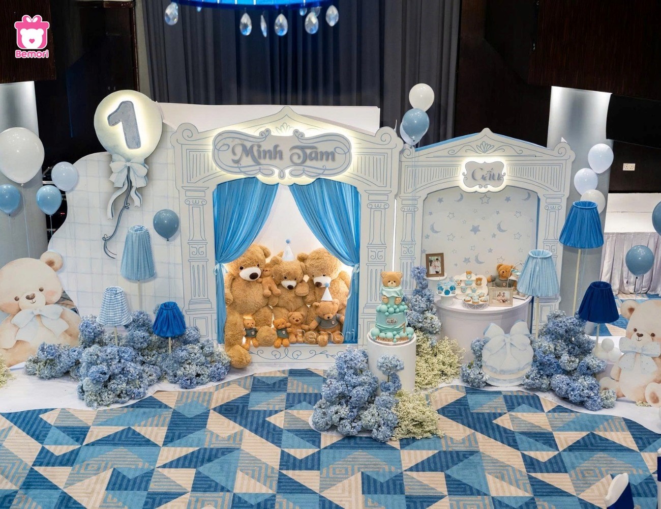 Tiệc sinh nhật hóa thiên đường nhờ gấu bông Teddy