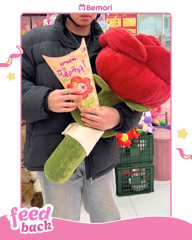 Những vị khách đầu tiên khai xuân tại shop gấu bông Bemori