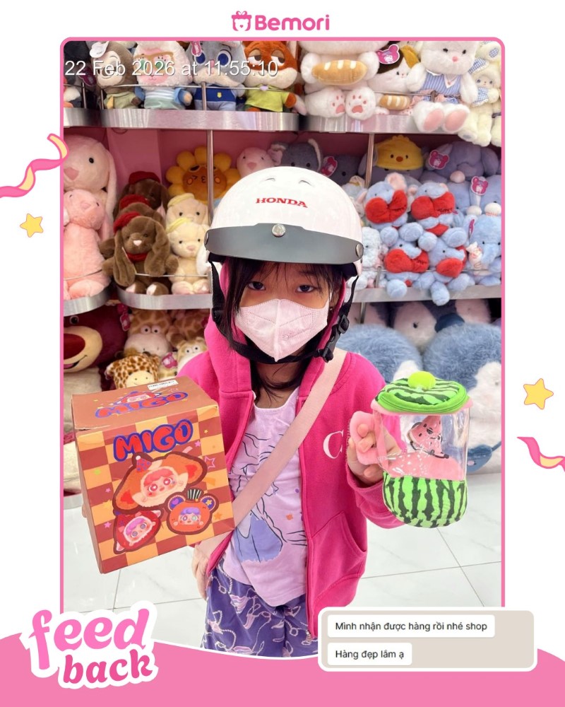 Những vị khách đầu tiên khai xuân tại shop gấu bông Bemori