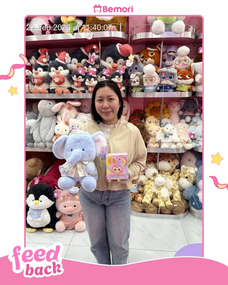 Những vị khách đầu tiên khai xuân tại shop gấu bông Bemori