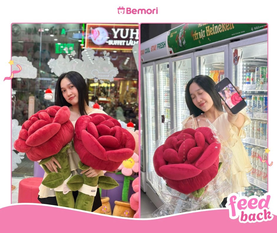 Những bông hồng khổng lồ Bemori trao yêu thương