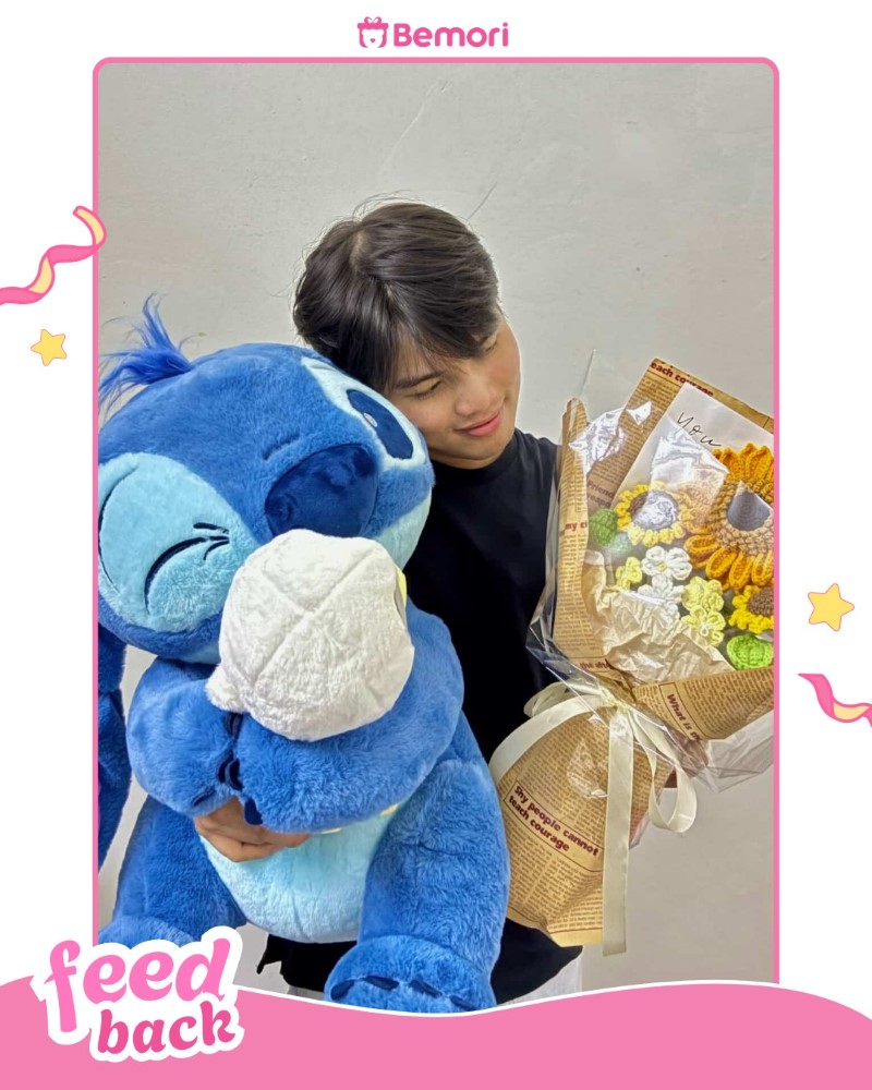 Gấu bông Bemori thay bạn trao yêu thương