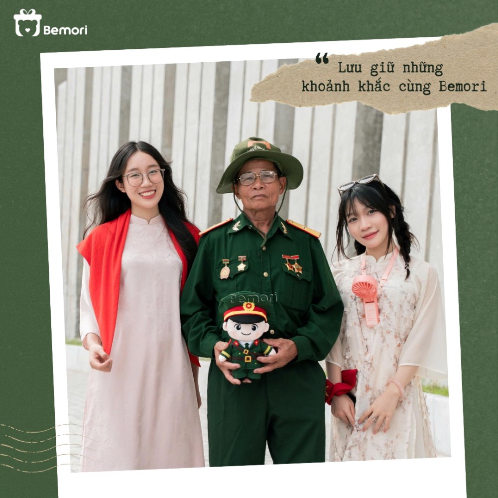 Món quà dành tặng bác cựu chiến binh