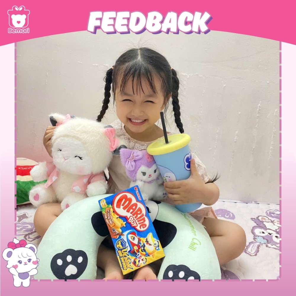 Feedback xé túi mù khổng lồ của khách nhí đáng yêu nhà Bemori