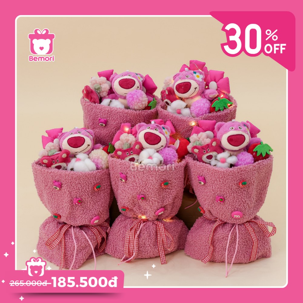 Set Bó Hoa Gấu Bông Lotso