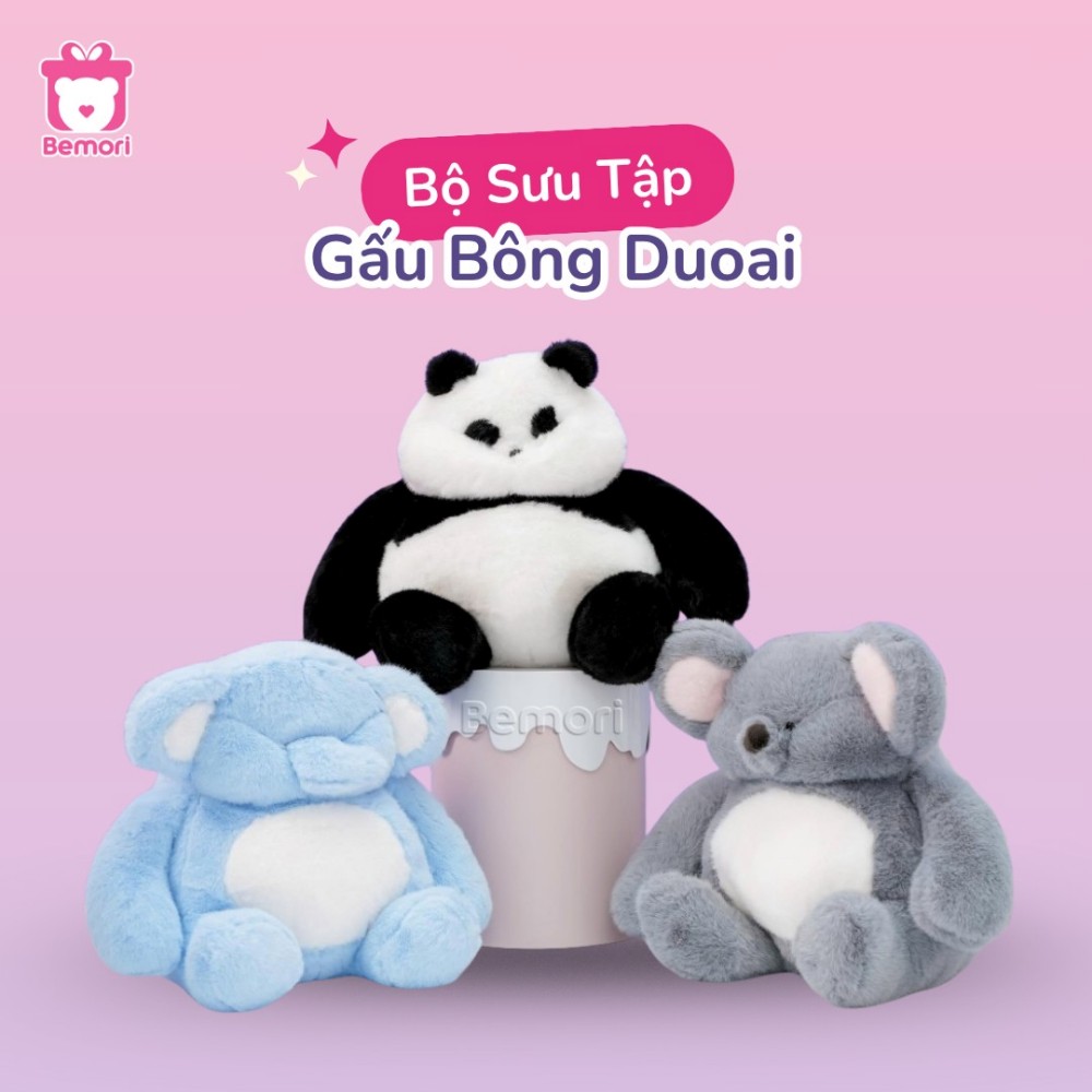 Bộ thú bông bụng bự ngồi