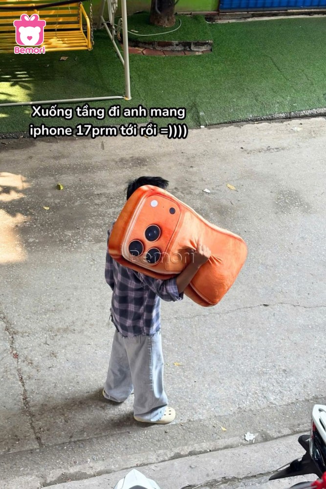 Tặng gấu bông iphone 17 PRM tạo bất ngờ cho em người yêu