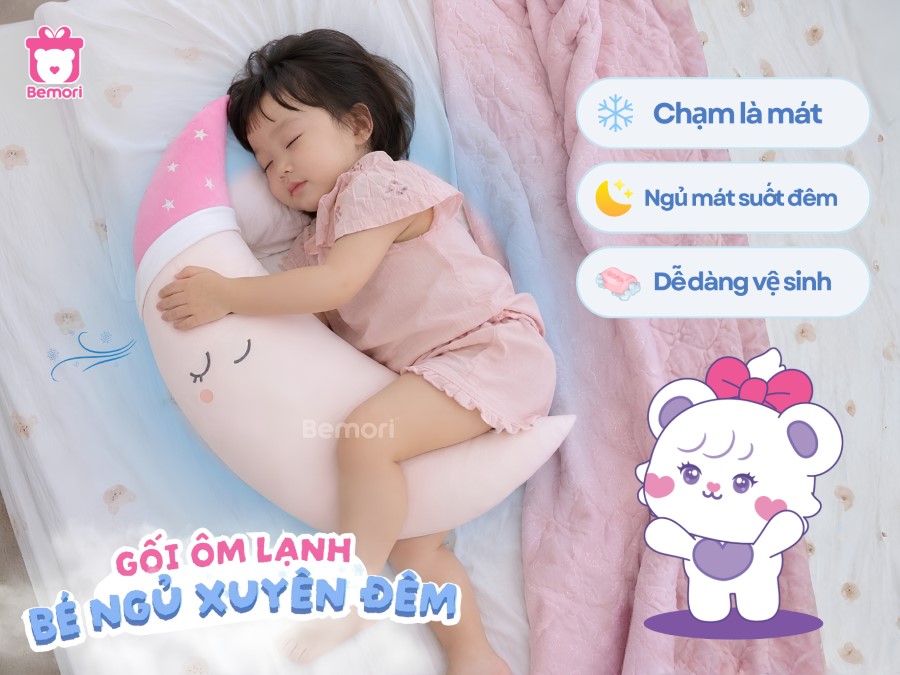 Gối Ôm Lạnh Cho Bé