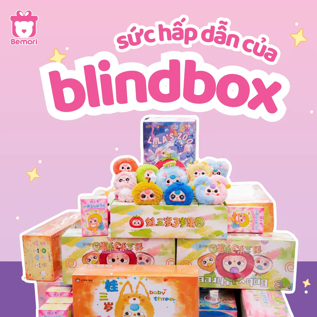 Yếu tố bất ngờ, hồi hộp và kích thích sự tò mò tạo nên cơn sốt Blindbox