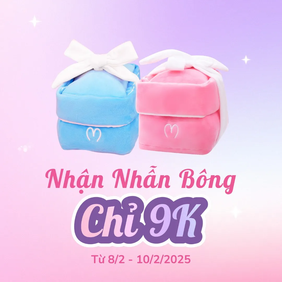 Ưu đãi Nhẫn bông 9K siêu hấp dẫn