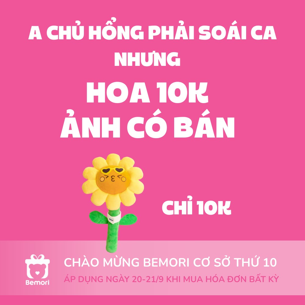 Anh chủ hổng phải soái ca, nhưng hoa bông 10K ảnh bán cực rẻ