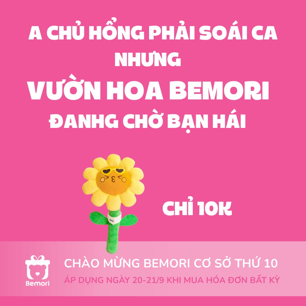 Anh chủ hổng phải soái ca, nhưng vườn hoa Bemori đang chờ bạn hái