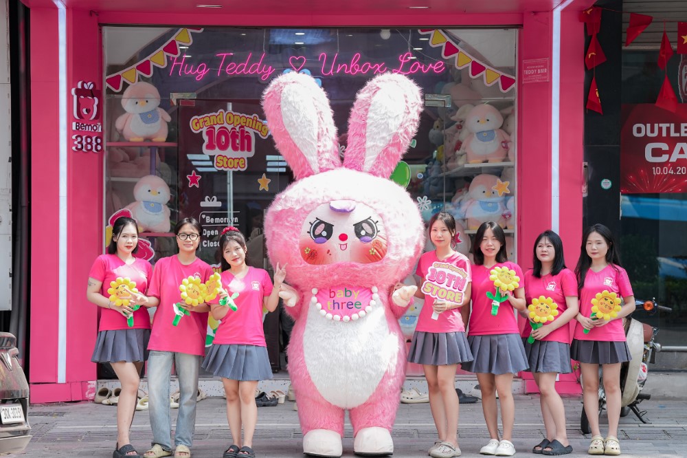 Mua quà tặng ghé ngay shop gấu bông Bemori Xã Đàn