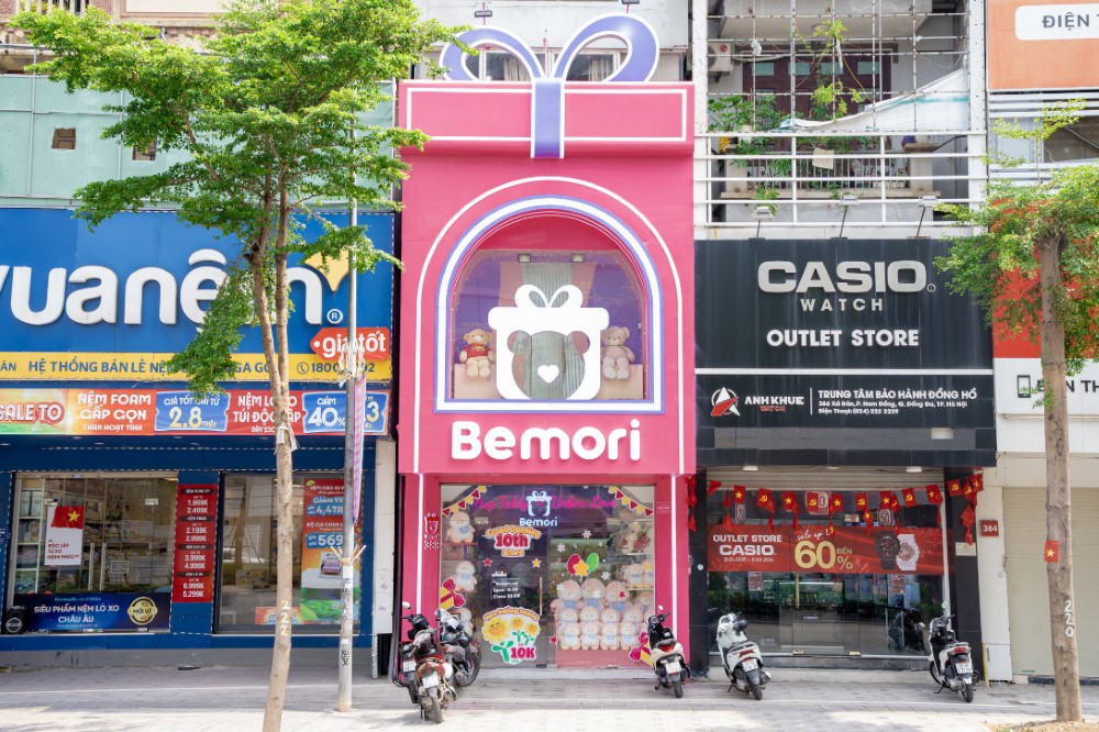 Shop gấu bông Bemori tại 388 Xã Đàn, P. Văn Miếu, Hà Nội