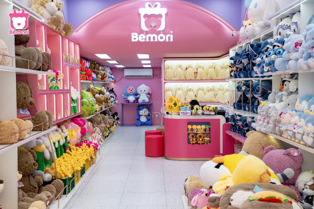 Không gian ngập tràn sắc hồng tím ngọt ngào